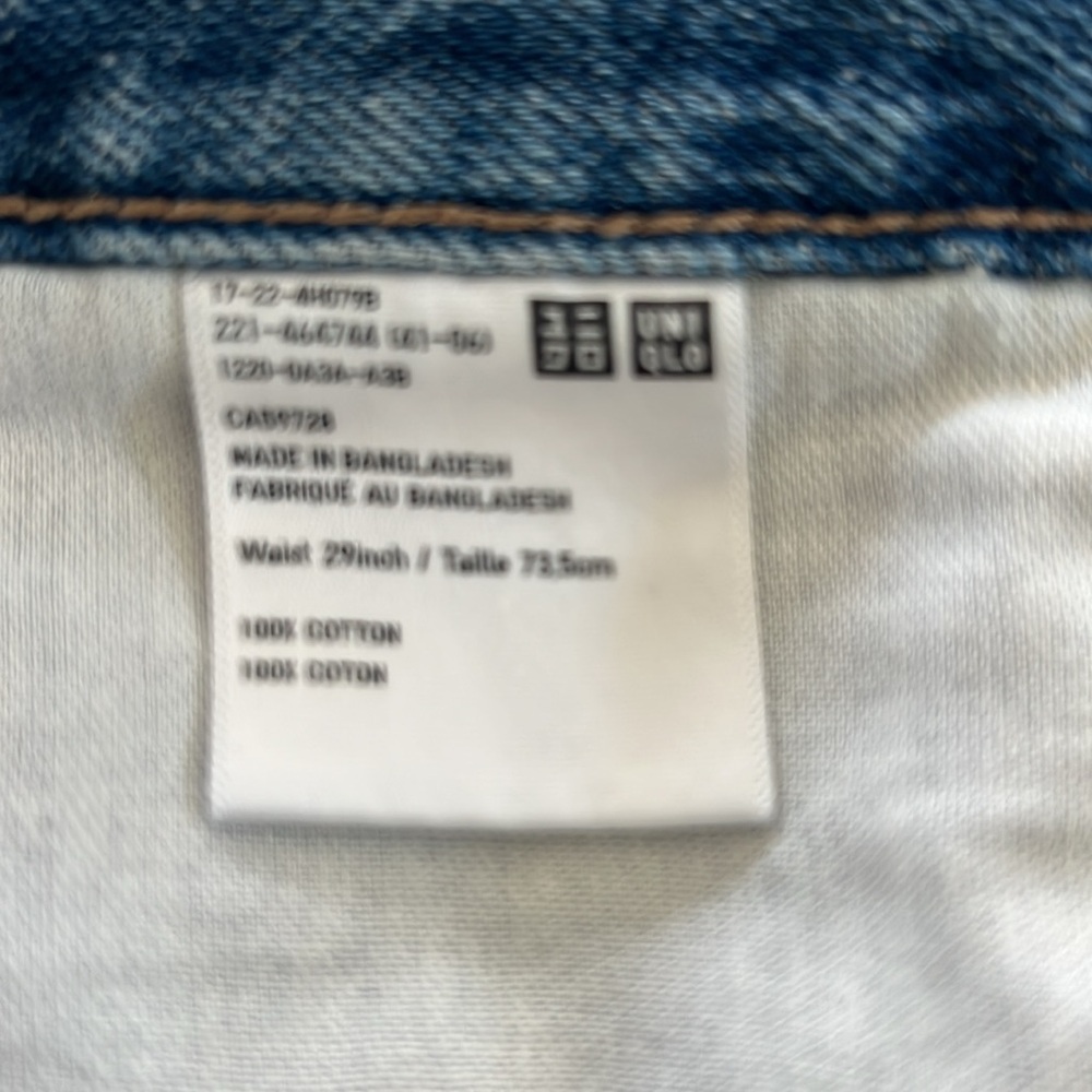 Uniqlo Women's Blue Flare & Wide Leg Jeans - Picture 8 of 8